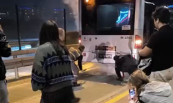 Kağıthane'de metrobüste yangın paniği!