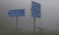 Bolu Dağı'nda yoğun sis