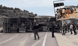Çanakkale'de otobüs, kamyon ve otomobilin karıştığı zincirleme kaza!