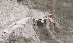 Artvin Yusufeli’nde heyelan paniği