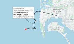 San Diego açıklarında küçük uçak faciası: 6 kişi hayatını kaybetti