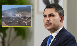 Murat Kurum'dan yangın hasar tespiti
