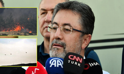 Şarköy yangını büyüdü, Bakan Yumaklı bölgeye gitti