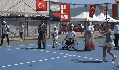Şırnak’ta 4. Uluslararası Cudi Cup Tenis Turnuvası başladı