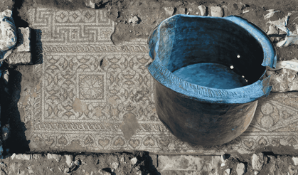 Bergama Antik Kenti'nde Roma dönemine ait bronz kazan bulundu: İşçiliği bugünle birebir aynı