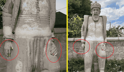 Mimar Sinan heykeline saygısızlık