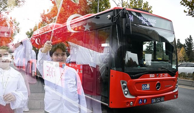 EGO duyurdu: 23 Nisan'da Ankara'da ulaşım ücretsiz!