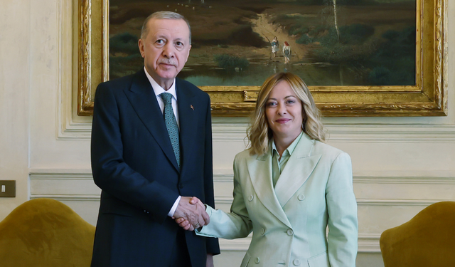 Cumhurbaşkanı Erdoğan ve Meloni görüşmesi başladı!