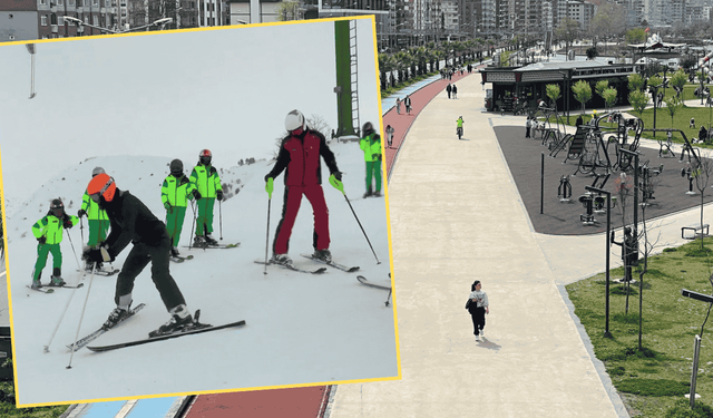 Karadeniz sahilinde piknik, yükseklerde kayak