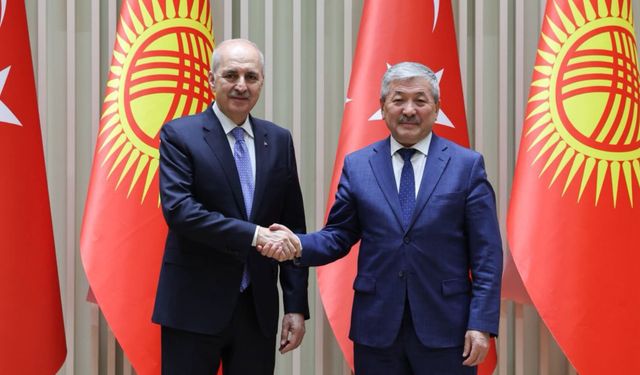 Numan Kurtulmuş ve Kasımaliyev Bişkek'te görüştü!
