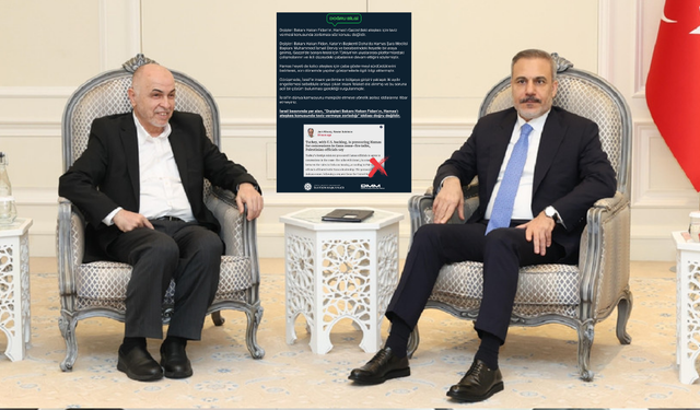 DMM: “Hakan Fidan, Hamas'ı ateşkes için tavize zorlamadı”