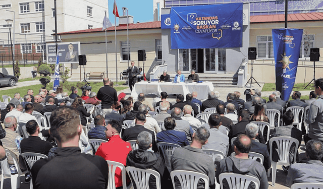 Murat Ercan açık havada Gökçek Mahallesi sakinlerini dinledi