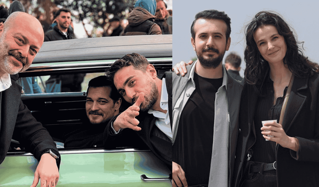 Eşref Rüya setinden samimi kareler