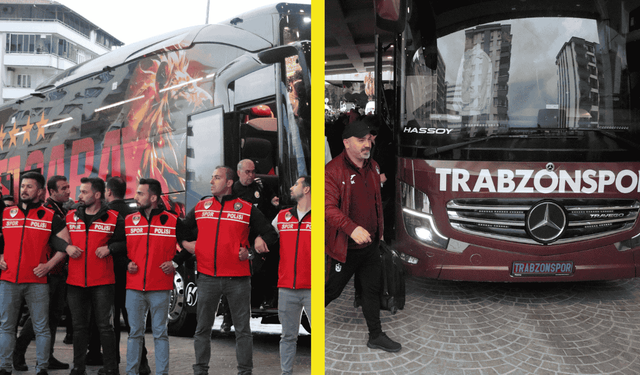 Galatasaray ve Trabzonspor Ziraat Türkiye Kupası finali için Gaziantep'te