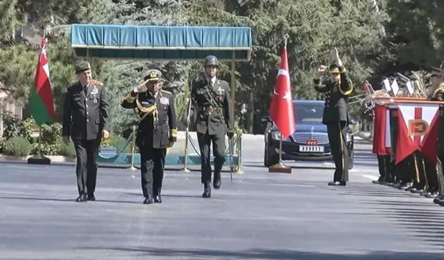 Genelkurmay Başkanı Orgeneral Metin Gürak, Ummanlı mevkidaşını Ankara’da ağırladı