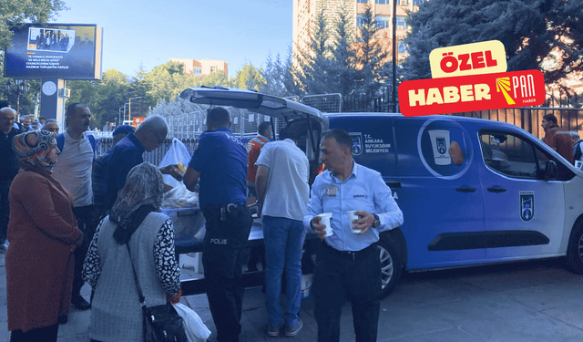 Ankara Büyükşehir Belediyesi’nden sıcak ikram