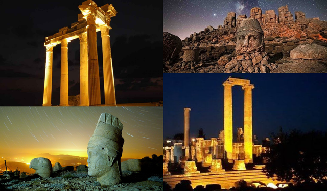 Apollon Tapınağı’nda geceleri tarih canlanıyor!