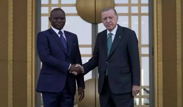 Cumhurbaşkanı Erdoğan, Gabonlu mevkidaşı Nguema’yı ağırladı!
