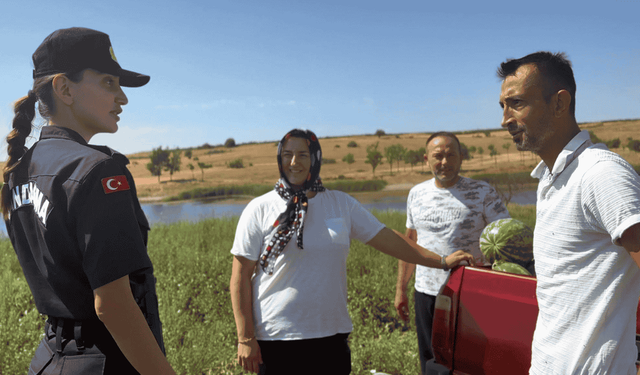 Tekirdağ'ın ilk kadın ilçe jandarma komutanı görevine başladı