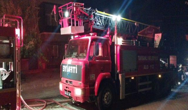 Kütahya’da gece yarısı fırın yangını