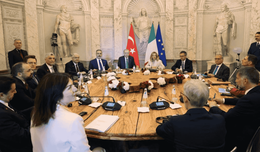Türkiye-İtalya zirvesine ortak bildiri