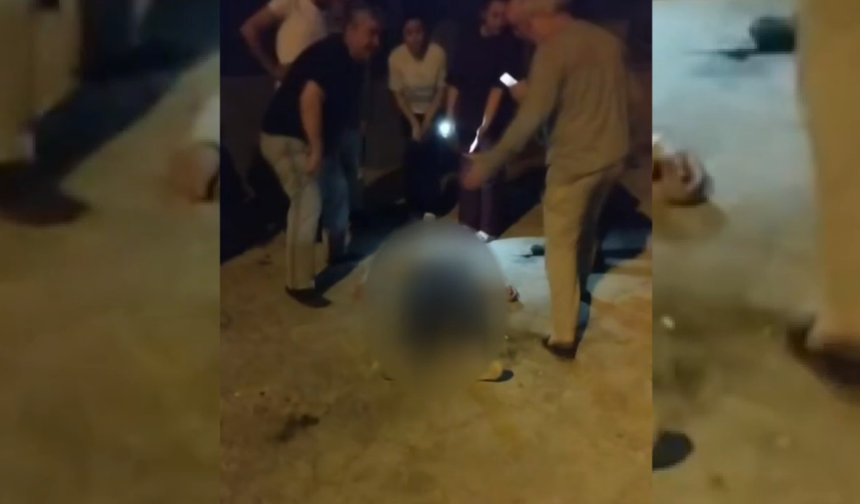 Mamak'ta nişanlısının elinde bıçak gören kadın balkondan atladı