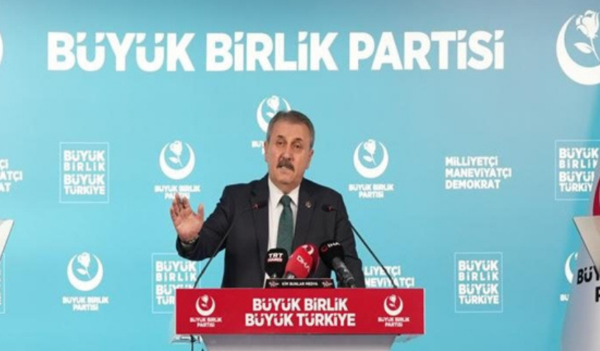 BBP Genel Başkanı Destici: Yangınlar için idam cezası tartışılmalı