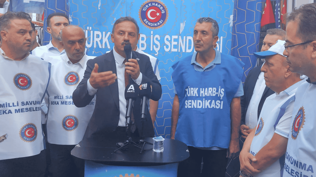 Yavuz Agiralioglu Sendika Eylemi